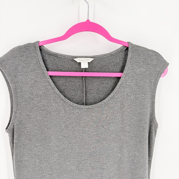 Garnet Hill Classic Gray Midi Dress - Picture 2 of 4